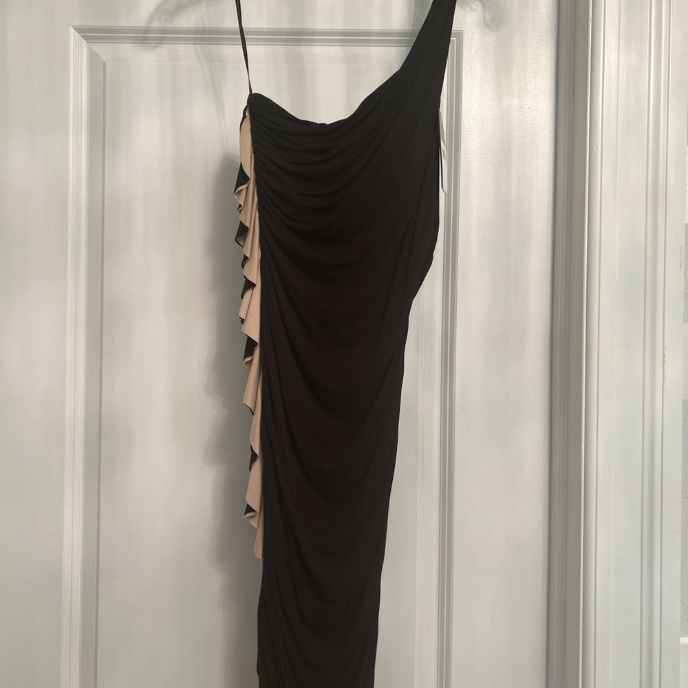 Guess Dark Black & Hot Sand Dress in Size Small NWT